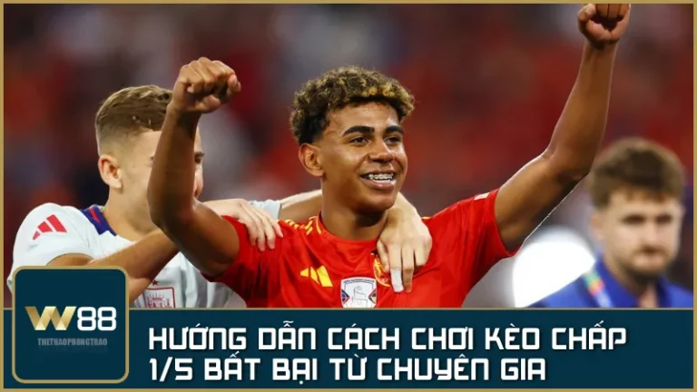 Tìm hiểu chi tiết về kèo chấp 1/5, cách đọc kèo, cách tính tiền thắng thua và kinh nghiệm đặt cược chuẩn xác từ chuyên gia. Hướng dẫn đầy đủ giúp bạn tối ưu cơ hội thắng!