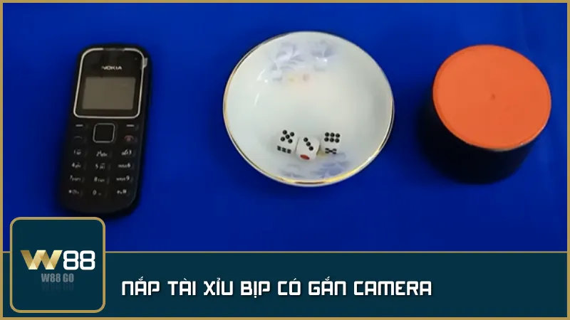 Nắp tài xỉu bịp có gắn camera