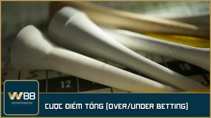 Cược điểm tổng (Over/Under) – dự đoán số điểm của golfer sẽ cao hơn hay thấp hơn mức nhà cái đưa ra.