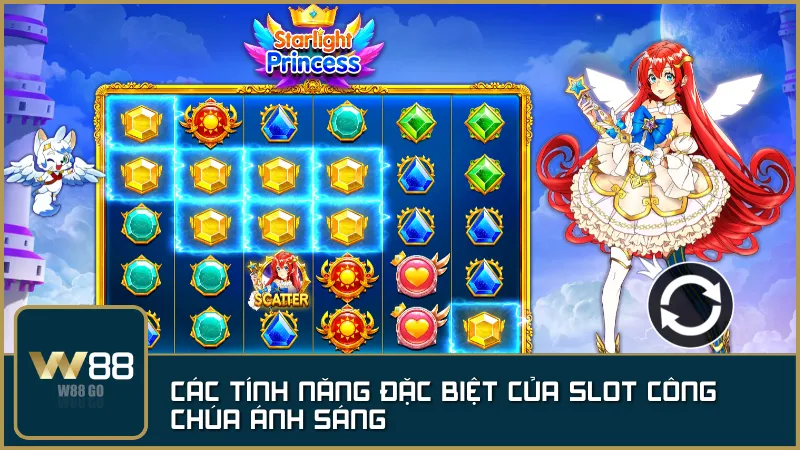 Vòng quay miễn phí, hệ số nhân cộng dồn và tính năng Tumble giúp bạn trúng lớn liên tiếp.