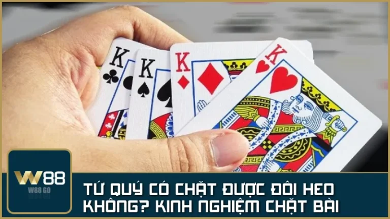 Tứ quý có chặt được đôi heo không? Giải thích luật và mẹo chơi chuẩn từ W88