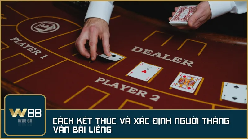 Cách kết thúc và xác định người thắng ván bài Liêng