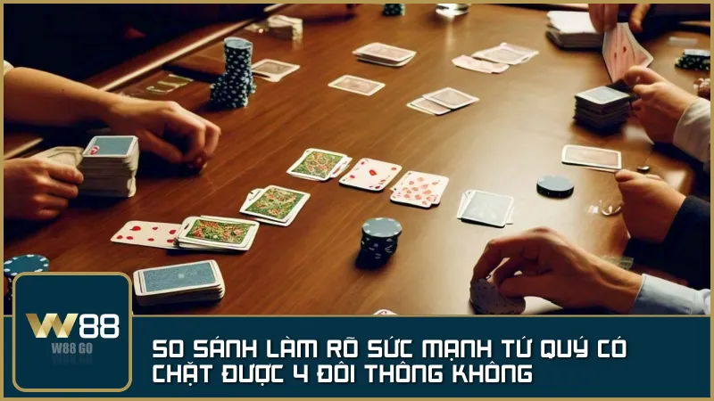 So sánh làm rõ sức mạnh tứ quý có chặt được 4 đôi thông không